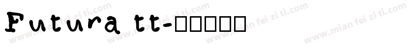 Futura tt字体转换